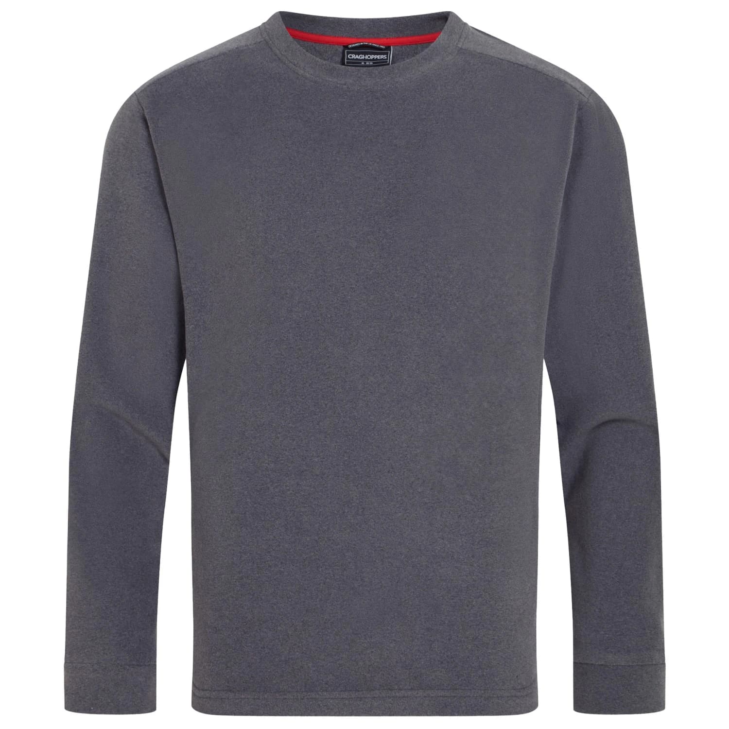 Синтетичен пуловер Craghoppers Corey Crew Neck Synthetic jumper - Black Pepper Marl