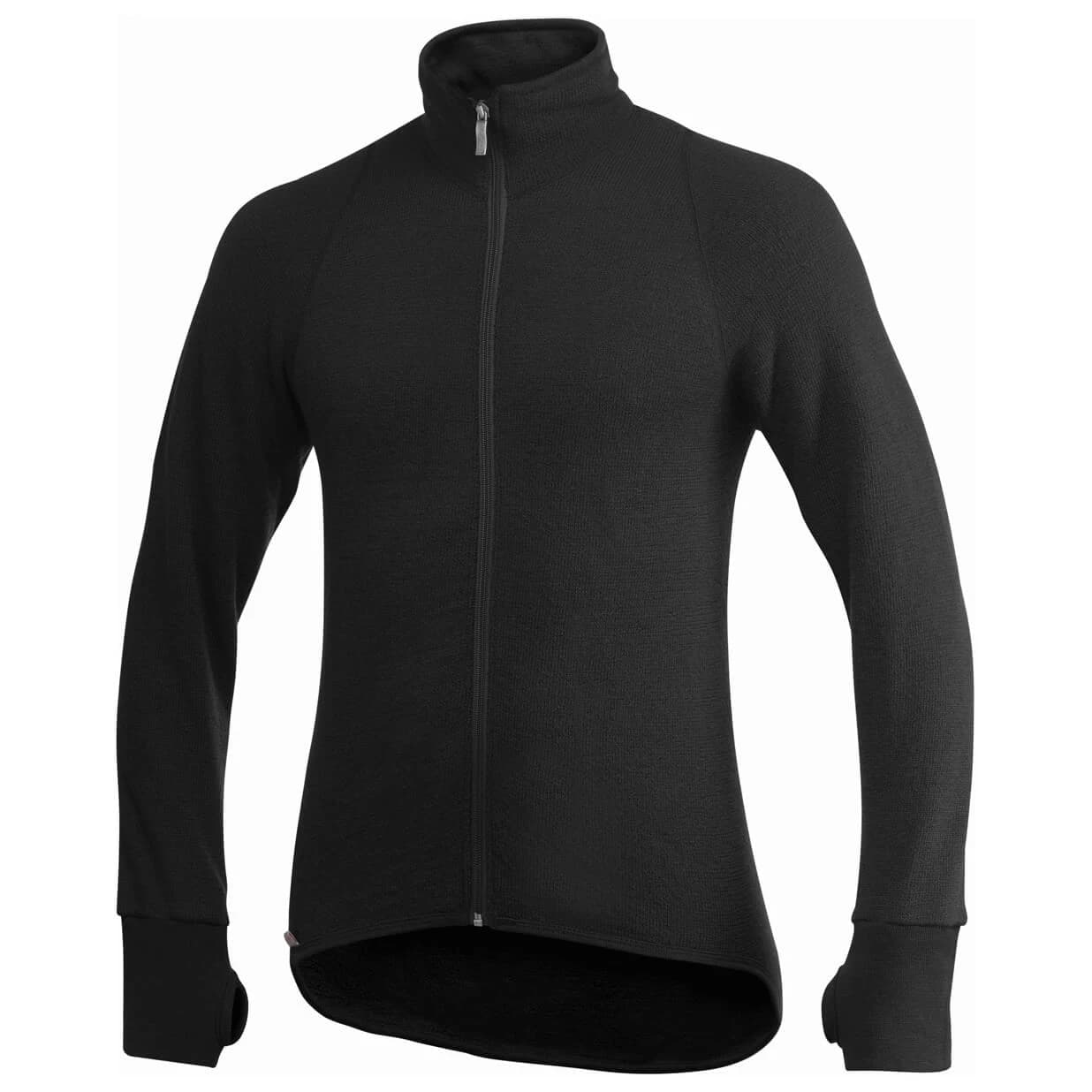 Вълнено яке Woolpower Full Zip Jacket 400 Wool jacket - Black
