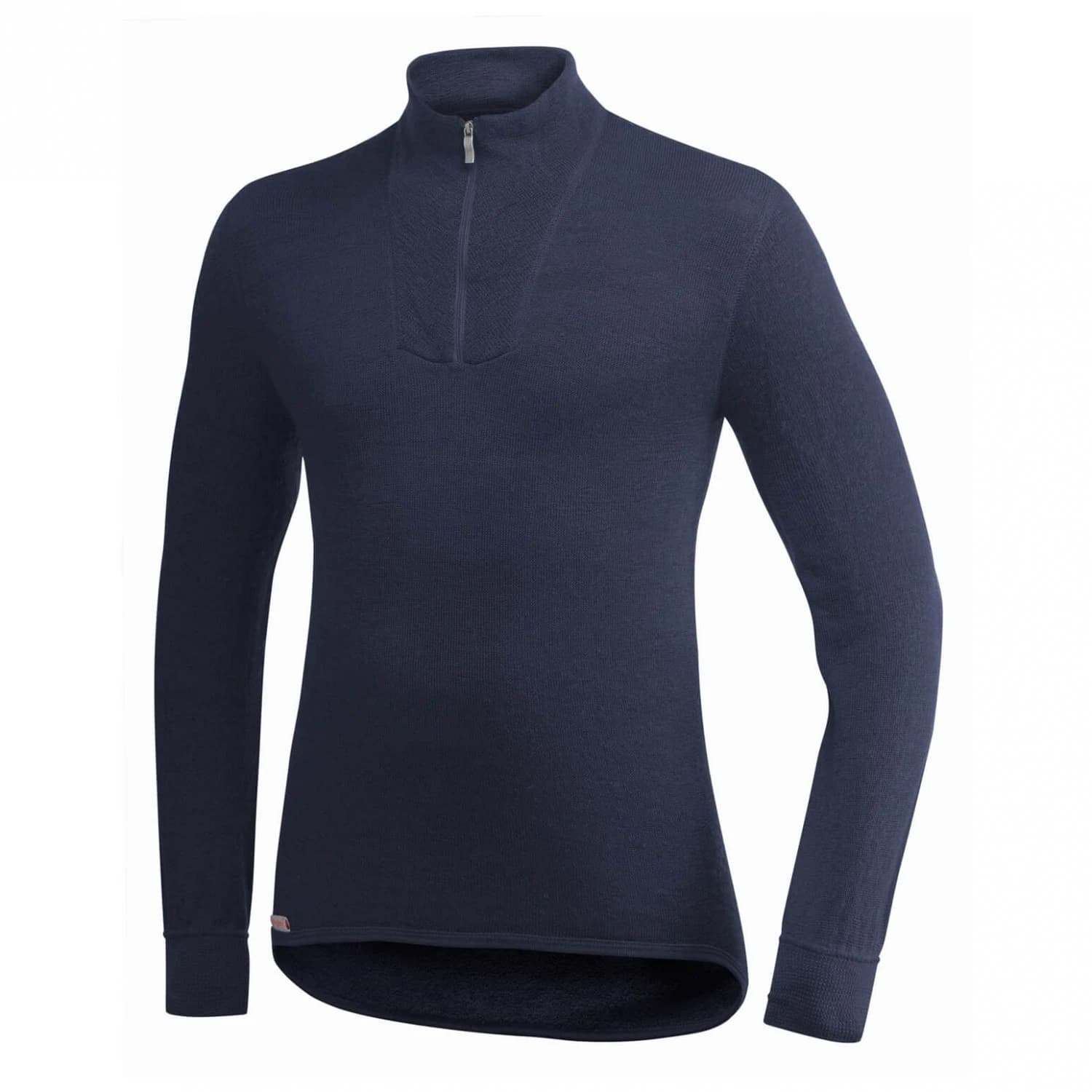 Мериносово термобельо Woolpower Zip Turtleneck 400 Longsleeve - Dark Navy