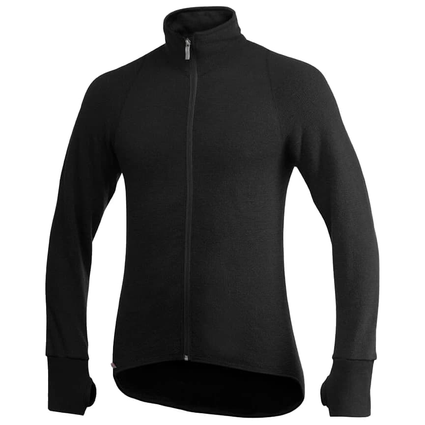 Вълнено яке Woolpower Full Zip Jacket 600 Wool jacket - Black