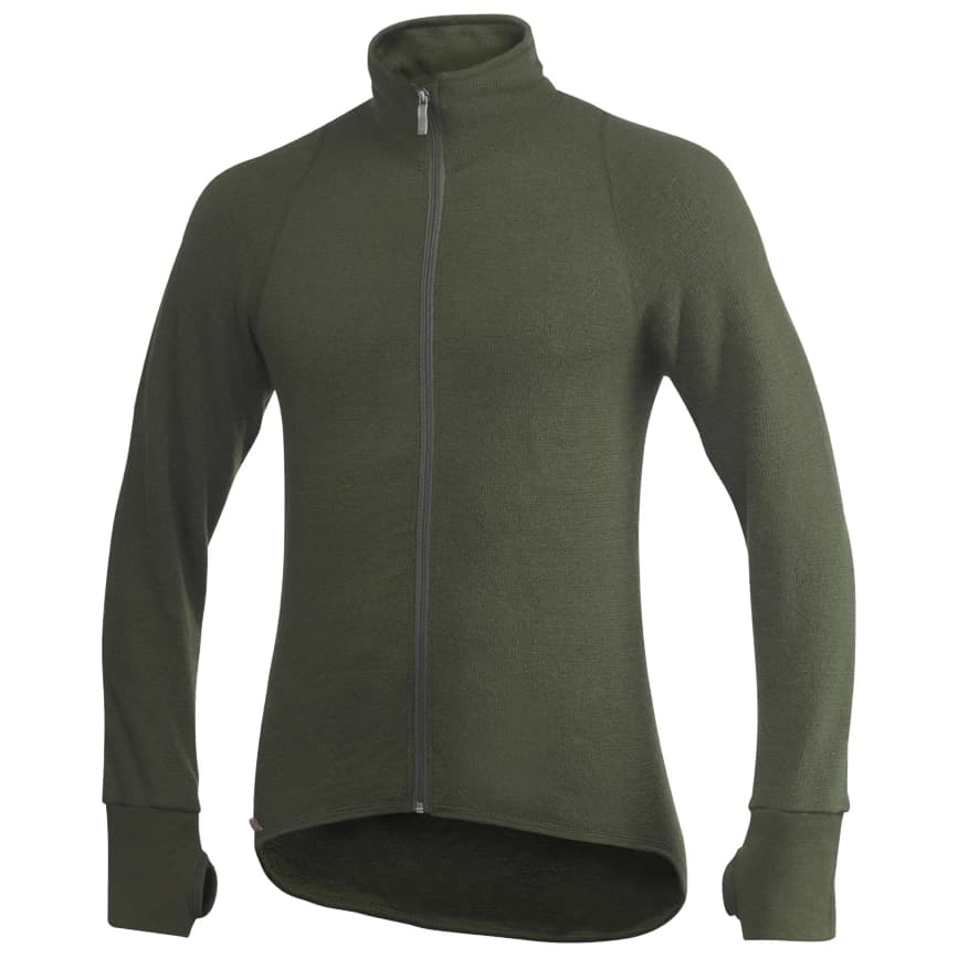 Вълнено яке Woolpower Full Zip Jacket 600 Wool jacket - Pine Green