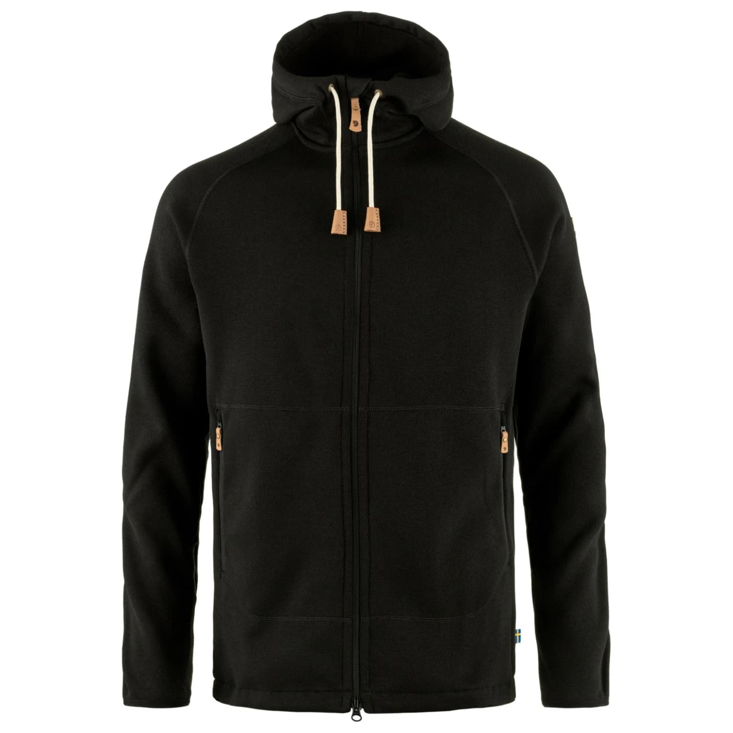Мъжко поларено яке Fjällräven Övik Fleece Hoodie Fleece jacket - Black