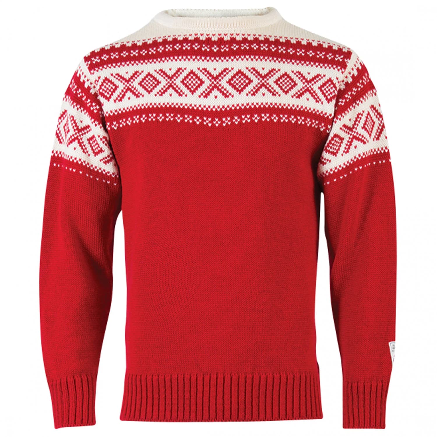 Вълнен пуловер Dale of Norway Cortina 1956 Wool jumper - Raspberry / Off White
