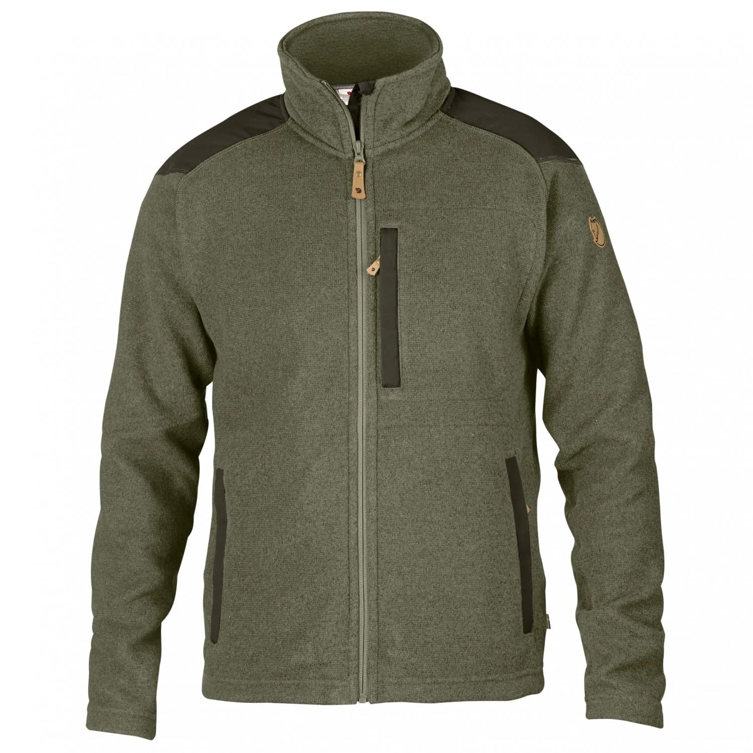 Мъжко поларено яке Fjällräven Buck Fleece Fleece jacket - Laurel Green / Deep Forest
