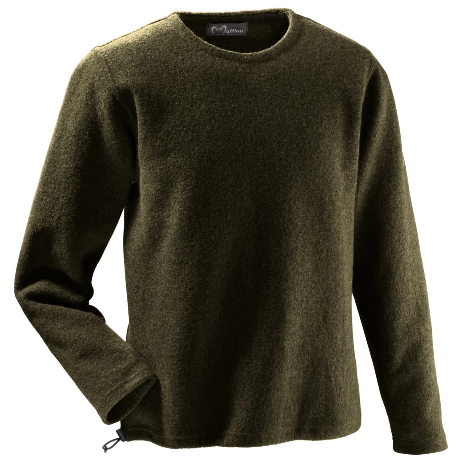 Мъжки вълнен пуловер Mufflon Leon Merino jumper - Forest