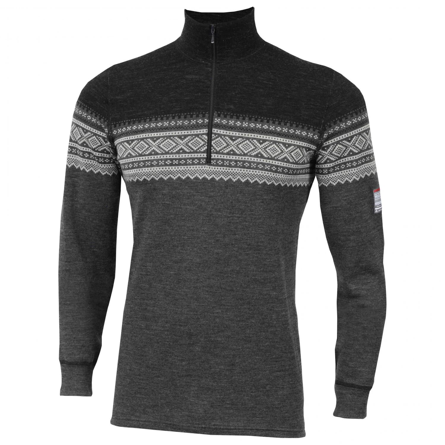 Мъжки вълнен пуловер Aclima DE Marius Mock Neck Merino jumper - Norefjell
