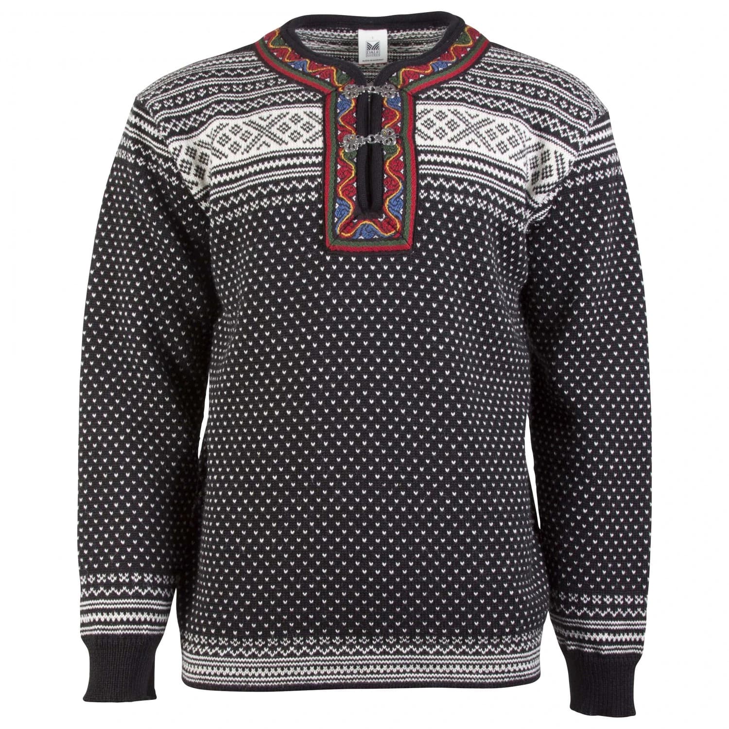 Вълнен пуловер Dale of Norway Setesdal Sweater Wool jumper - Black / Off White