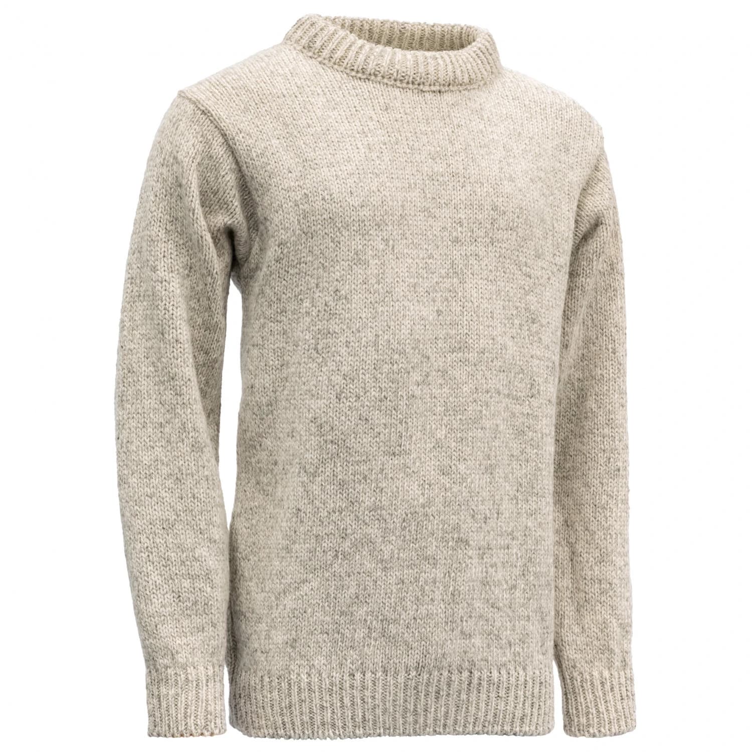 Вълнен пуловер Devold Nansen Sweater Crew Neck Wool jumper - Grey Melange