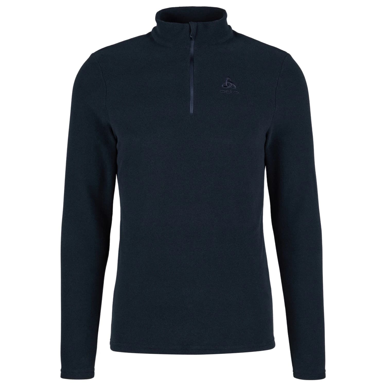 Мъжки поларен пуловер Odlo Midlayer 1/2 Zip Roy Fleece jumper - Dark Sapphire / Black / Stripes