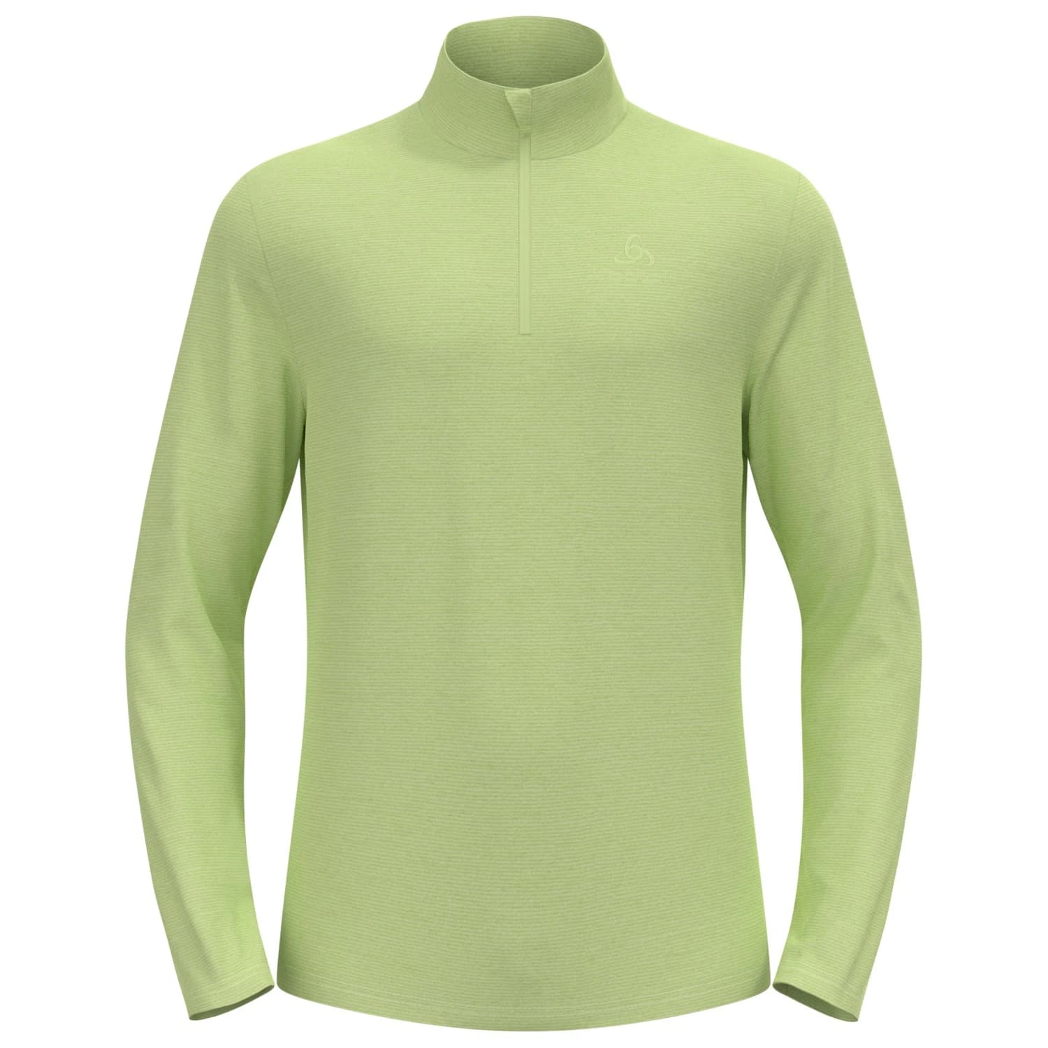 Мъжки поларен пуловер Odlo Midlayer 1/2 Zip Roy Fleece jumper - Shadow Lime / Lime Cream