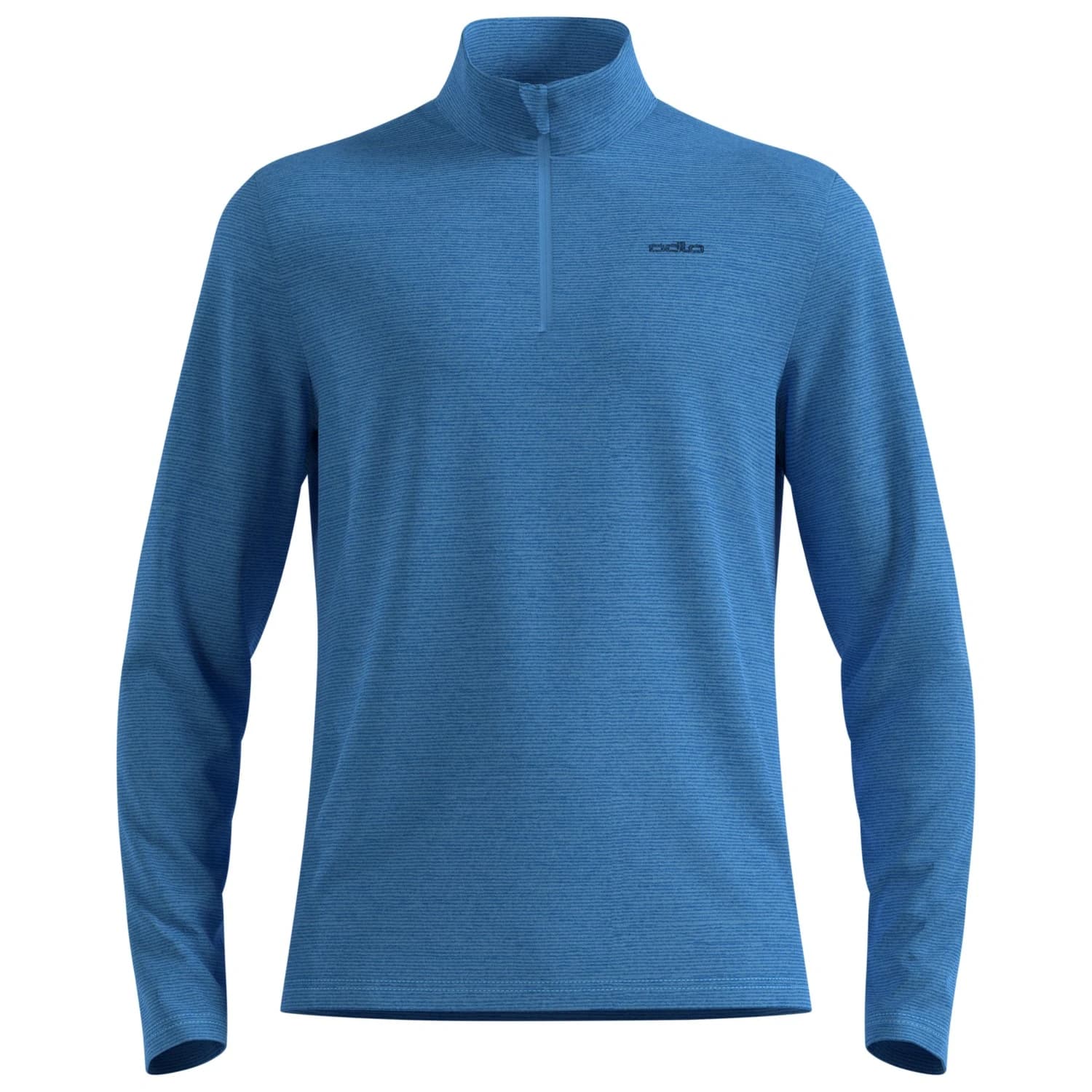 Поларен пуловер Odlo Midlayer 1/2 Zip Roy Fleece jumper - Azure Blue / Dark Sapphire Stripes