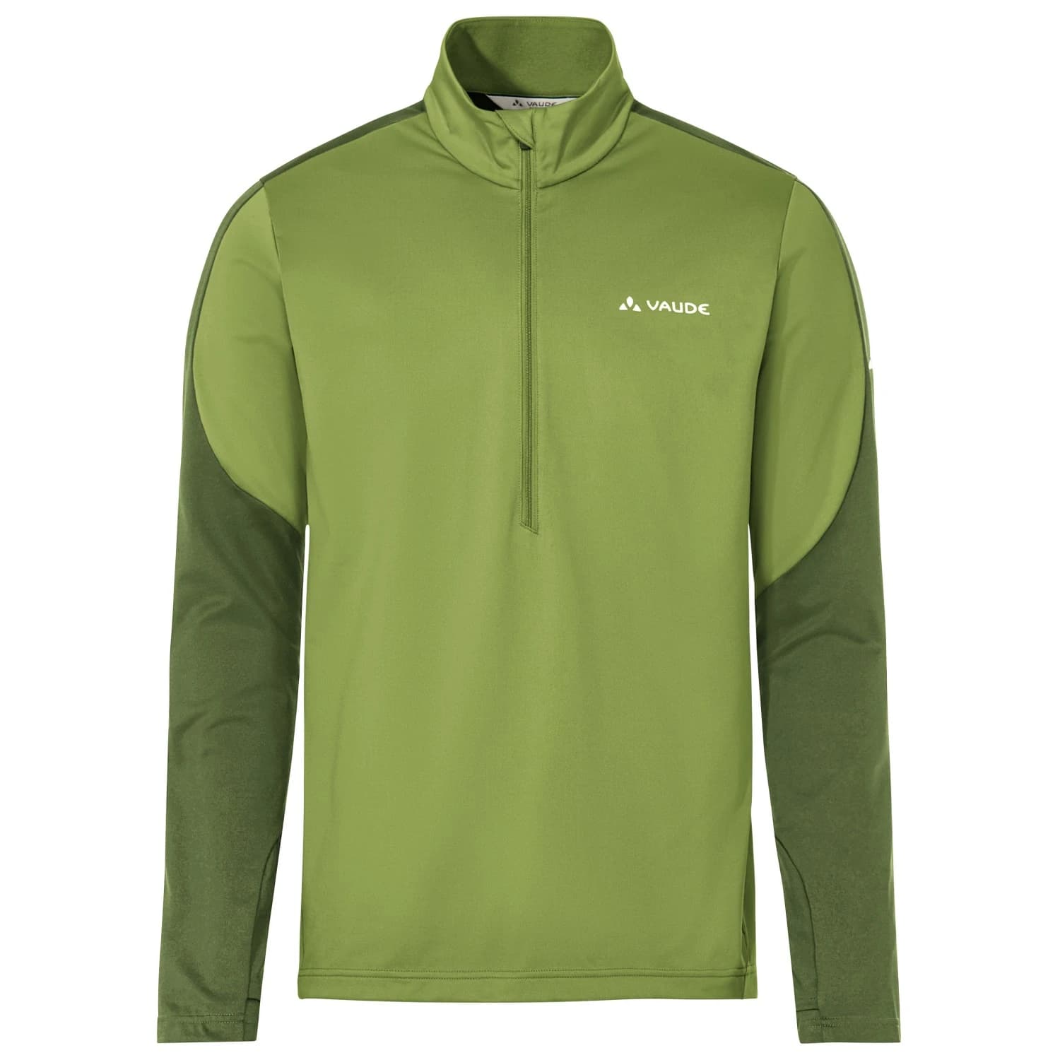 Поларен пуловер Vaude Livigno Halfzip II Fleece jumper - Green Pepper