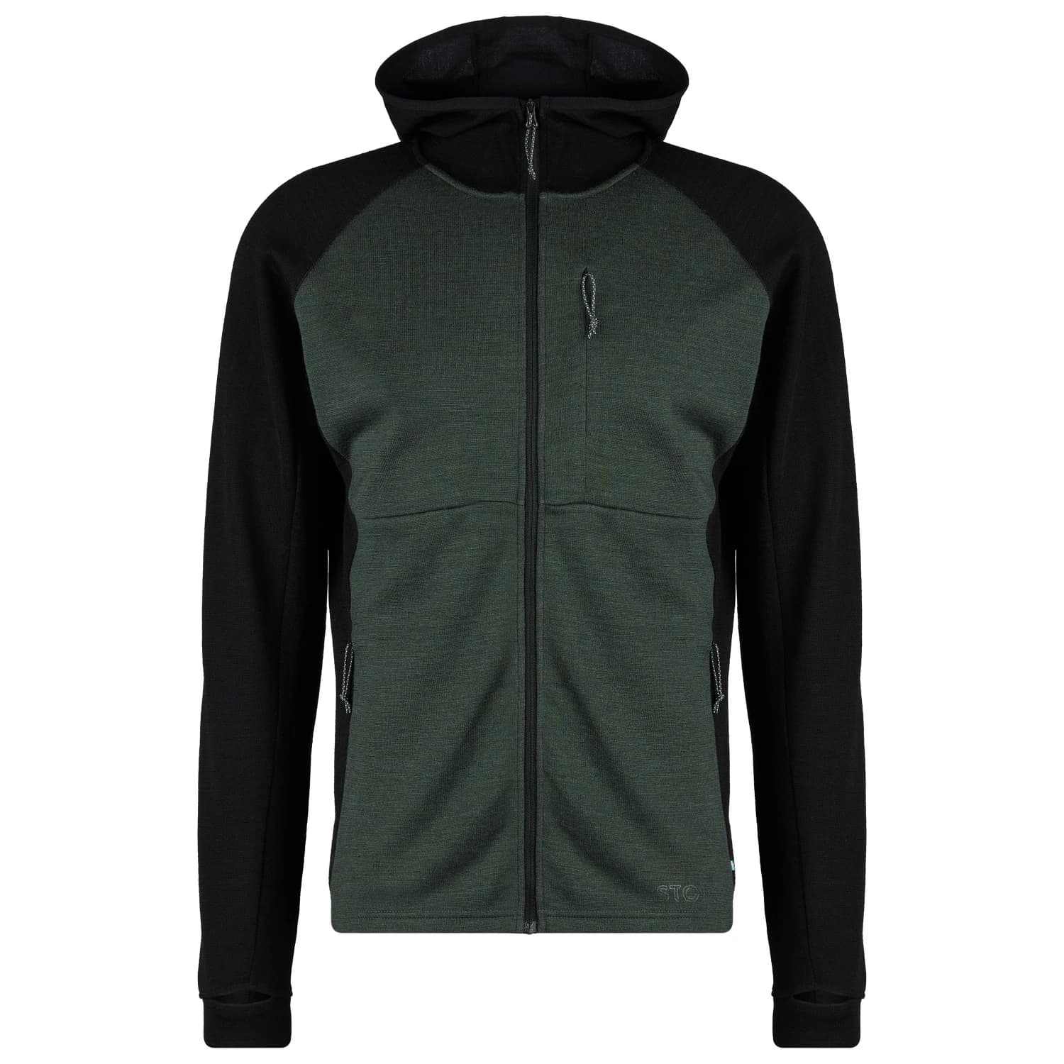 Мъжко вълнено яке Stoic Merino260 StadjanSt. Hoody Merino hoodie - Fir Green / Black