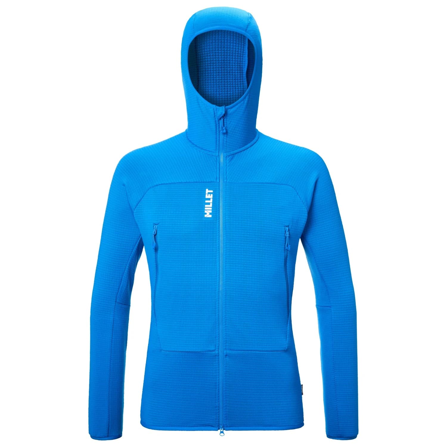 Мъжко поларено яке Millet Fusion Grid Hoodie Fleece jacket - Icon Blue