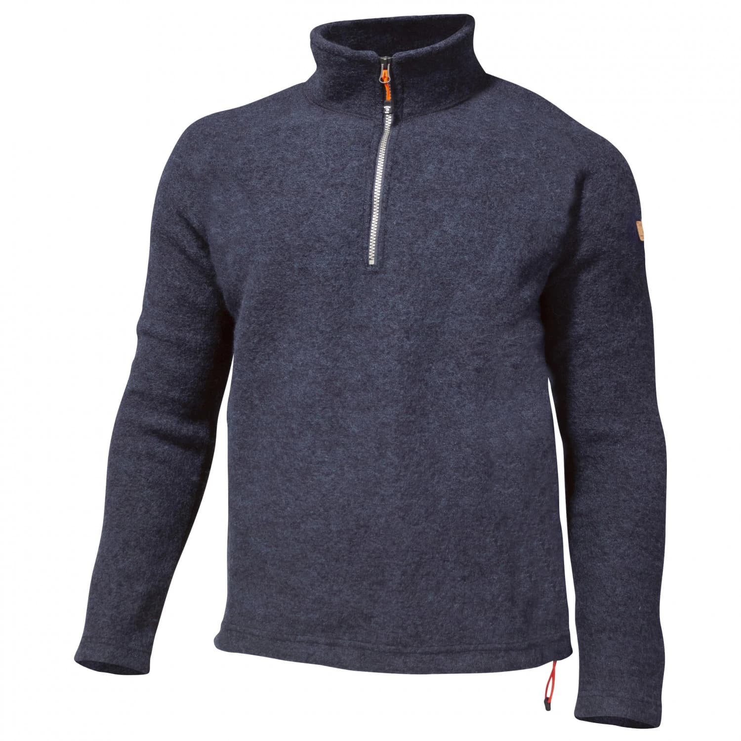 Мъжки вълнен пуловер Ivanhoe of Sweden Brodal Half Zip Wool jumper - Light Navy