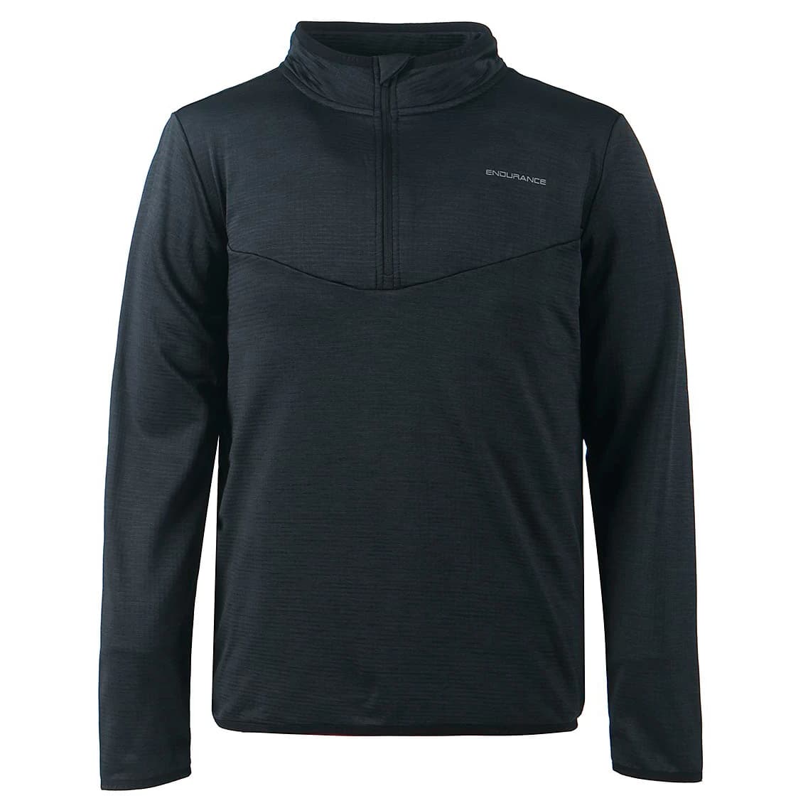 Мъжки поларен пуловер ENDURANCE Ledger Waffle Melange Midlayer Fleece jumper - Black