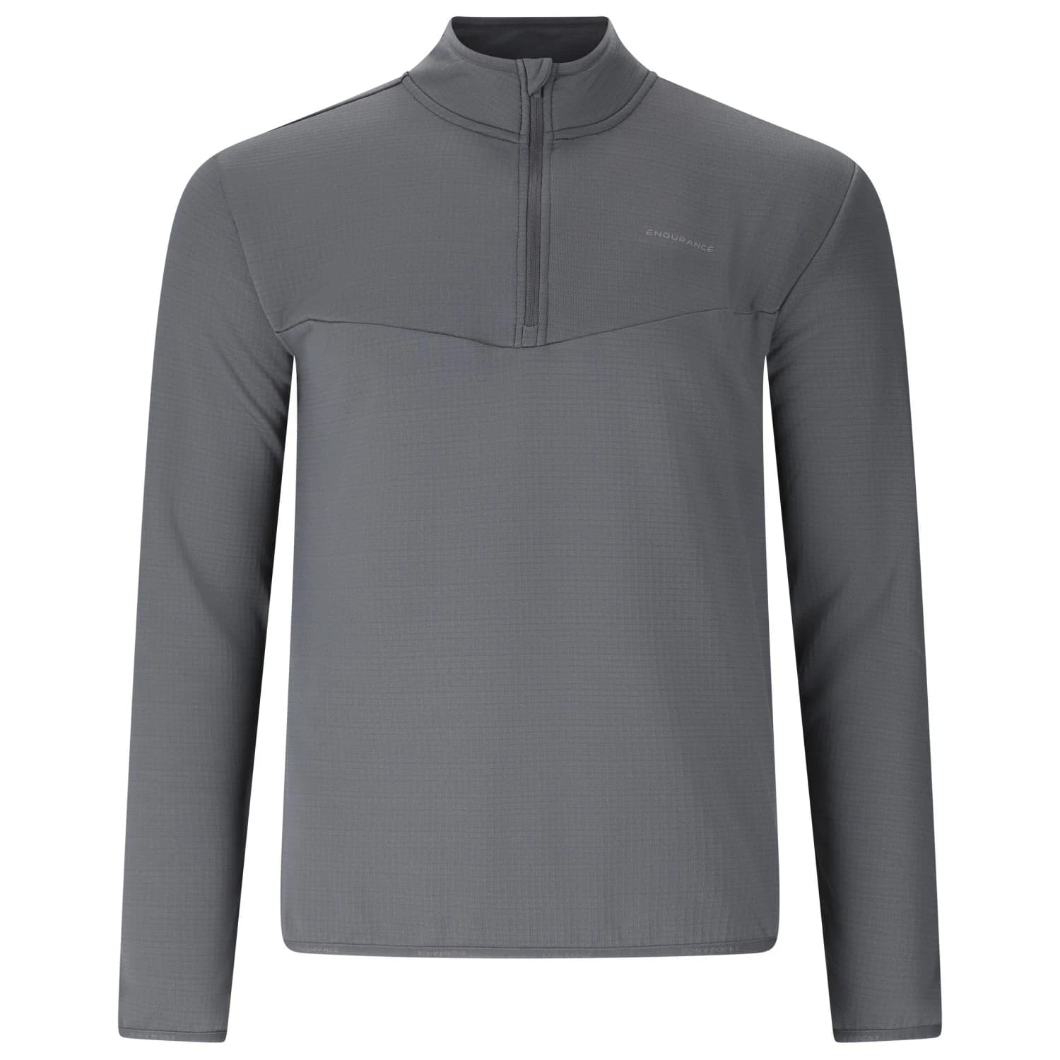 Мъжки поларен пуловер ENDURANCE Ledger Waffle Melange Midlayer Fleece jumper - Turbulence