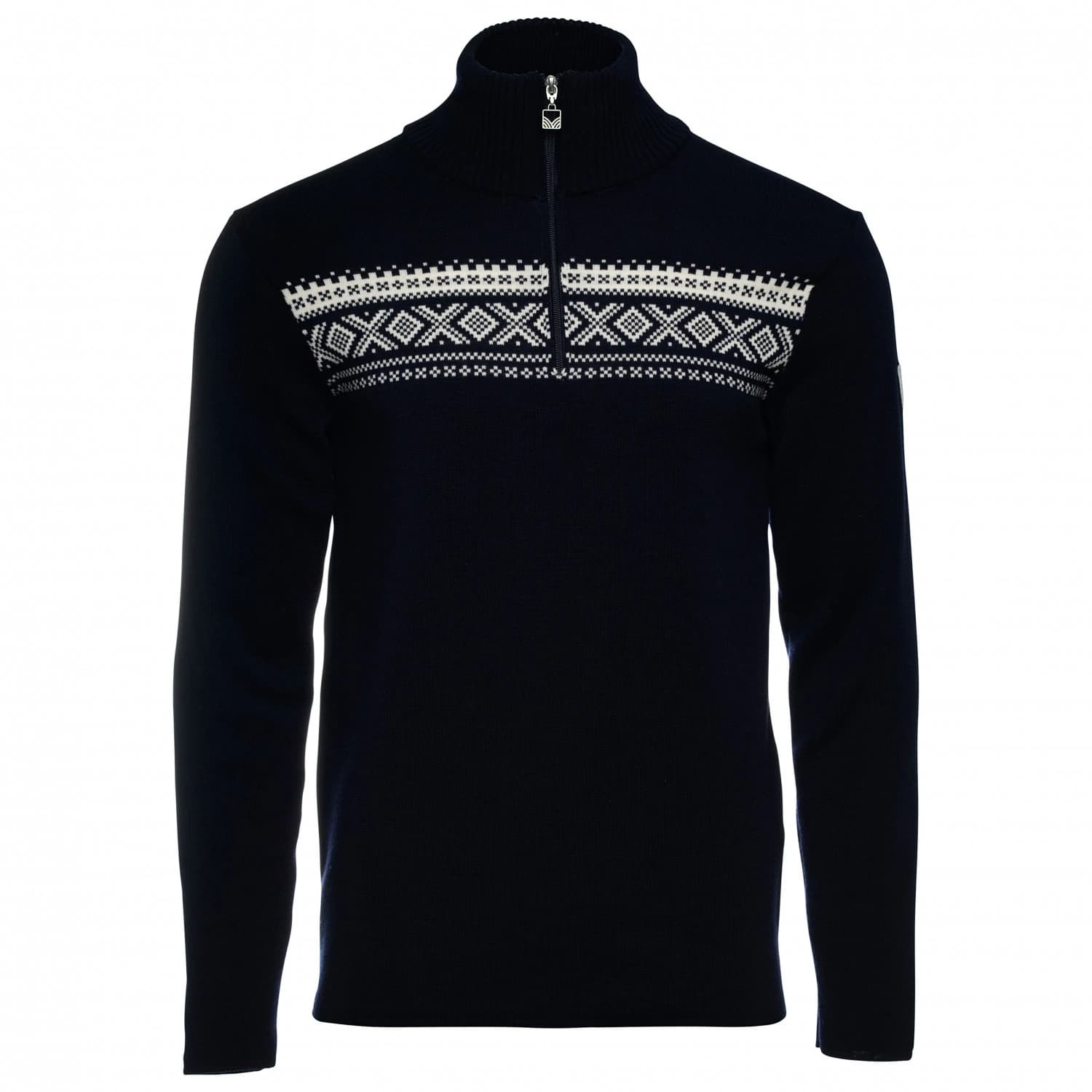 Вълнен пуловер Dale of Norway Dalestølen Sweater Merino jumper - Navy / Off-White