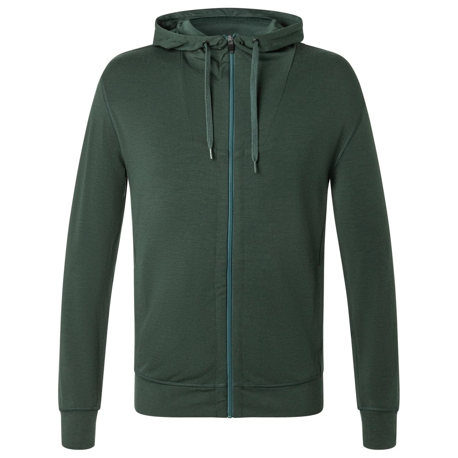Вълнено яке super.natural Everyday Hoodie Zip-up hoodie - Deep Forest