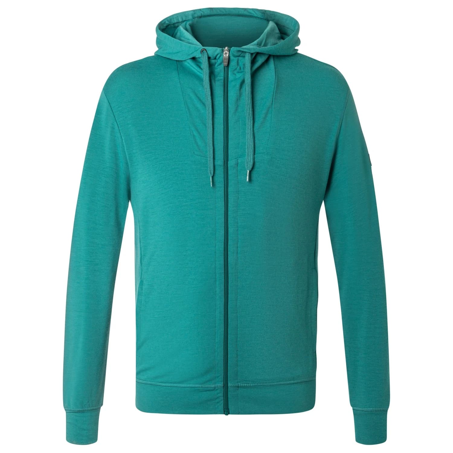 Вълнено яке super.natural Everyday Hoodie Zip-up hoodie - Deep Jungle