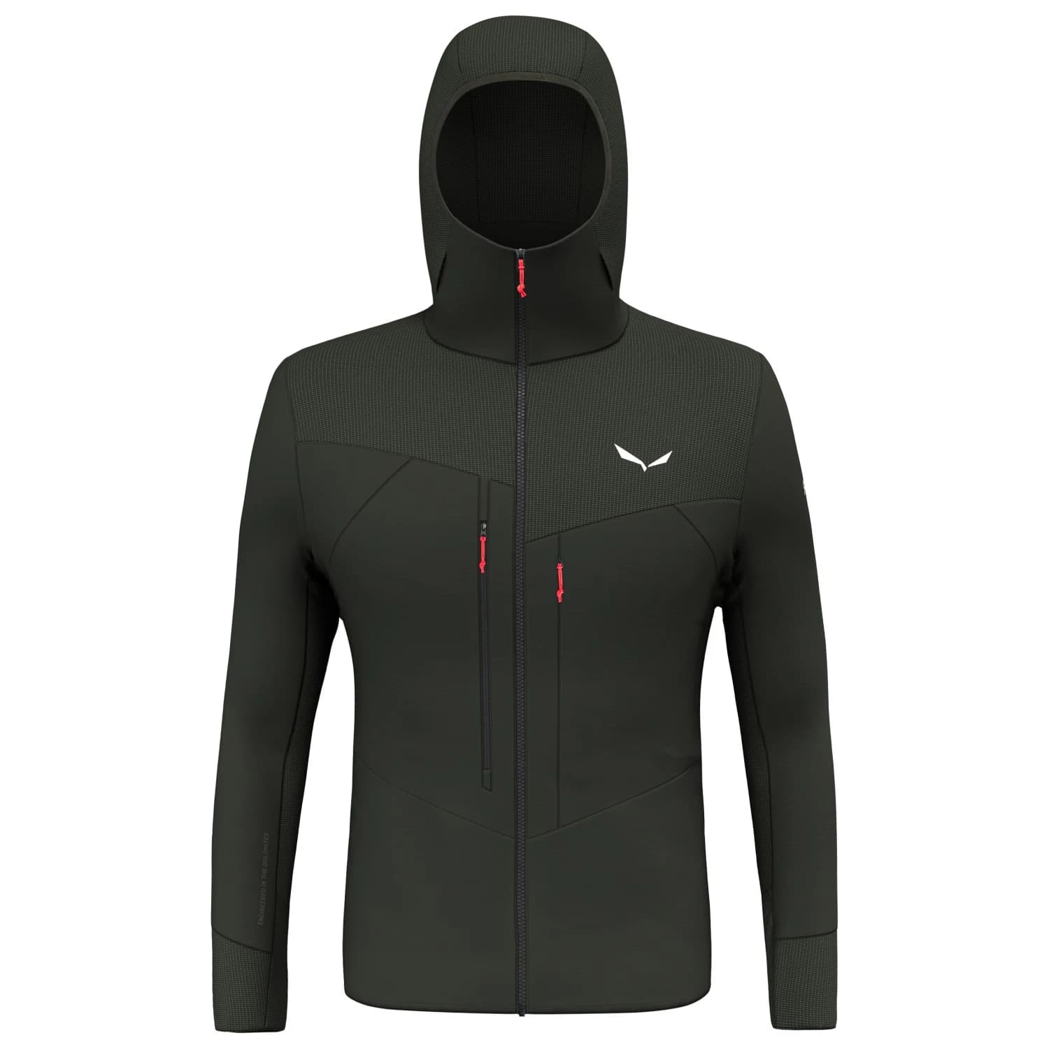 Мъжко поларено яке Salewa Agner PolarLite Hooded Jacket Fleece jacket - Dark Olive / 0910