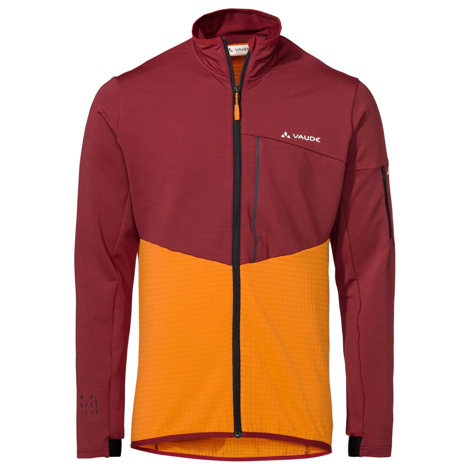 Мъжко поларено яке Vaude Scopi Fleece Jacket - Carmine