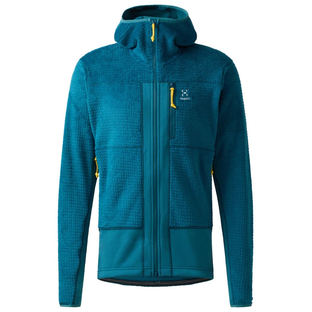 Мъжко поларено яке Haglöfs Vassi Mid Hood Fleece jacket - Deep Teal