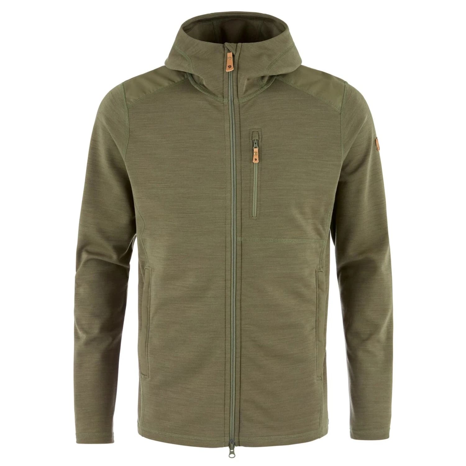 Мъжко поларено яке Fjällräven Keb Fleece Hoodie Fleece jacket - Laurel Green
