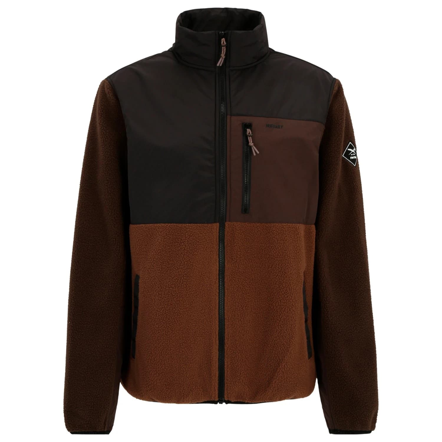 Мъжко поларено яке Iriedaily Auf Deck Fleece Jacket - Dark Coffee