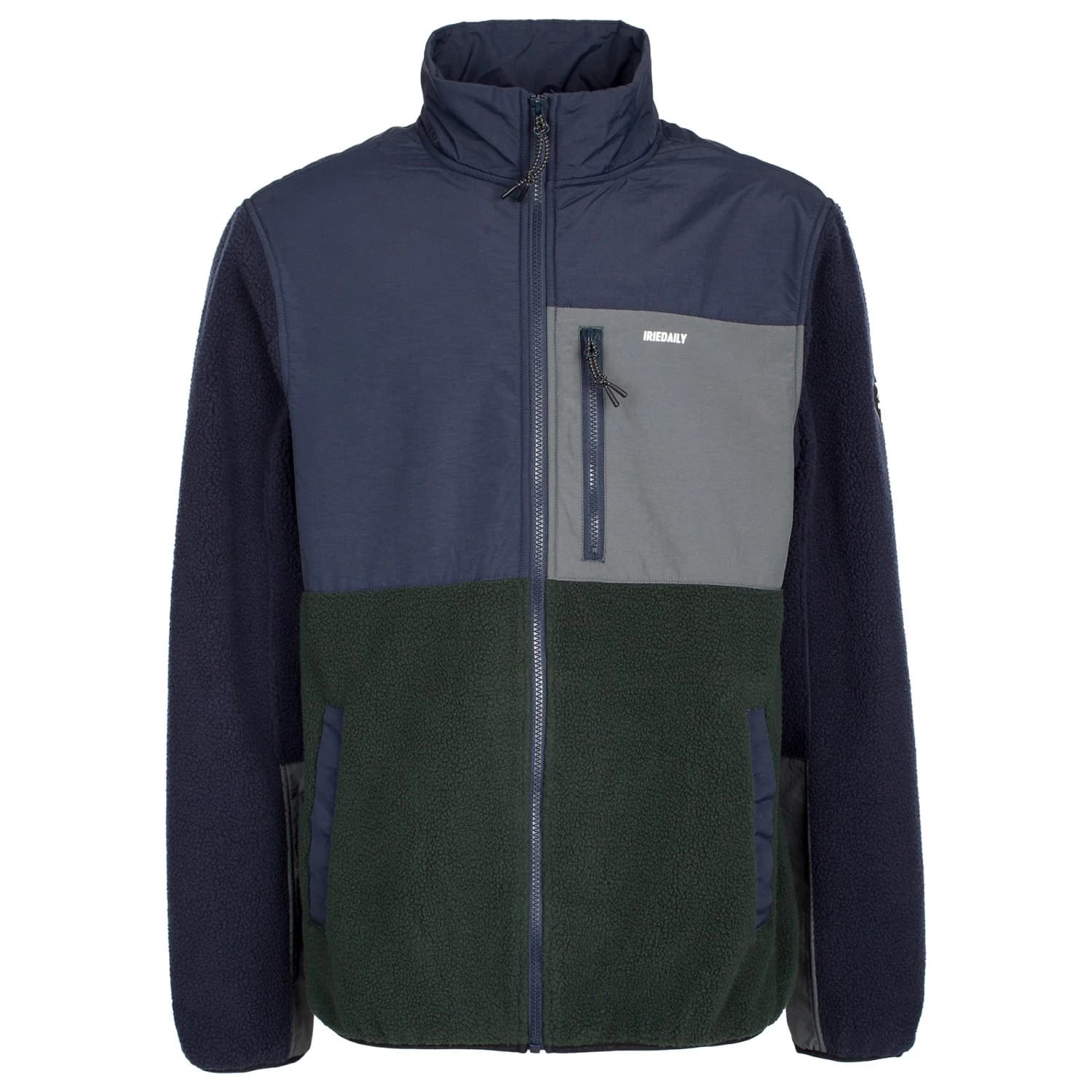 Мъжко поларено яке Iriedaily Auf Deck Fleece Jacket - Marine