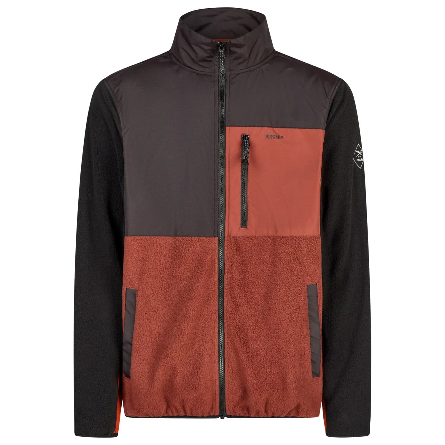 Мъжко поларено яке Iriedaily Auf Deck Fleece Jacket - Dark Rum
