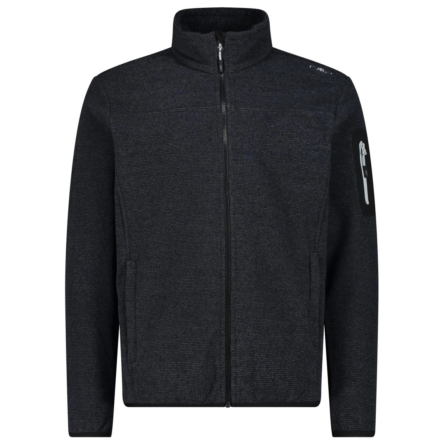 Мъжко поларено яке CMP Jacket Jacquard Knitted 38H2237 Fleece jacket - Antracite / Nero