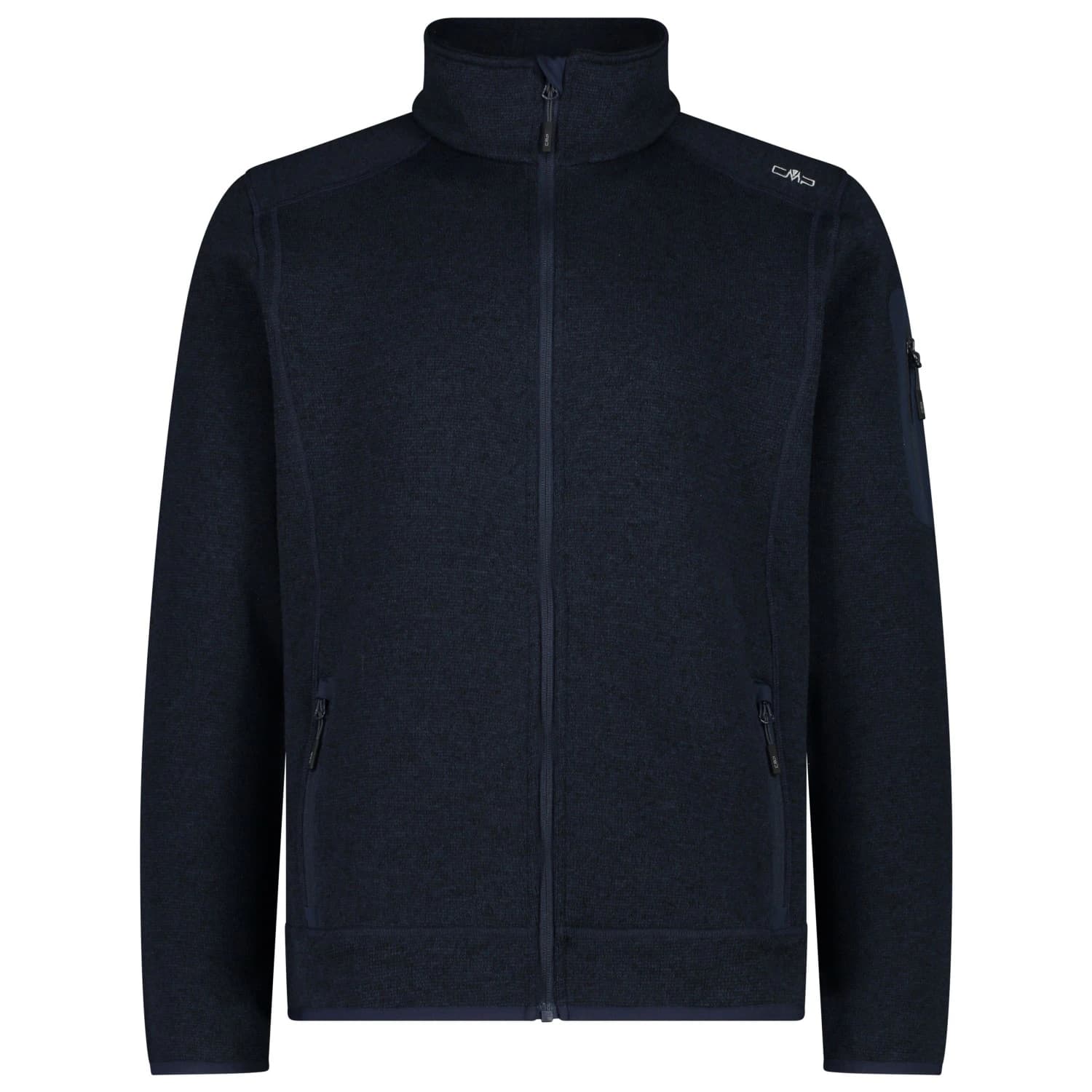 Мъжко поларено яке CMP Jacket Jacquard Knitted 3H60747N Fleece jacket - B.Blue / Antracite