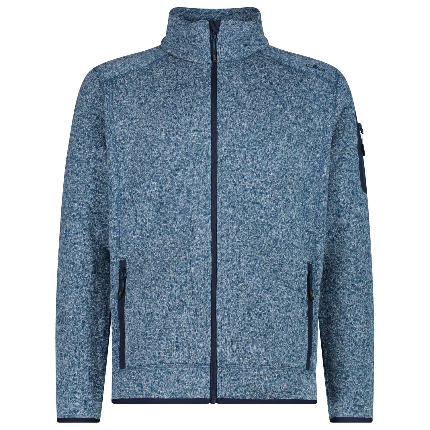 Мъжко поларено яке Cmp Jacket Jacquard Knitted 3H60747N Fleece jacket - Petroleum / B. Blue