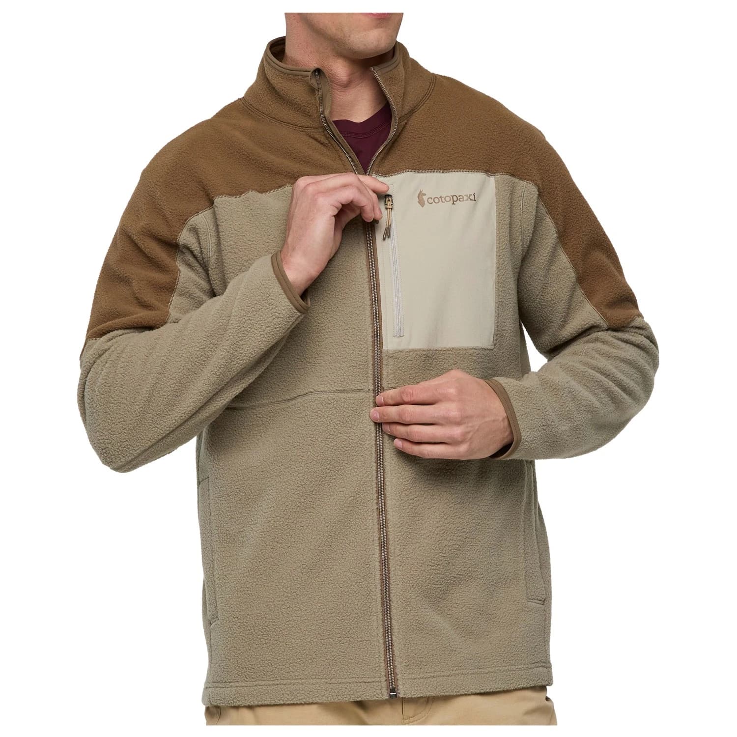 Мъжко поларено яке Cotopaxi Abrazo Fleece Full-Zip Jacket Fleece jacket - Dune / Stone