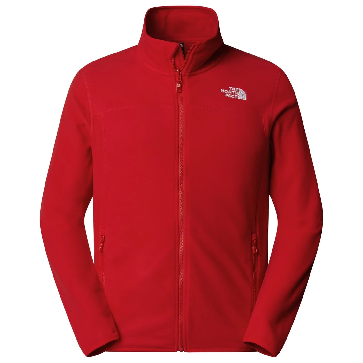 Мъжко поларено яке The north face 100 Glacier Full Zip Fleece jacket - High Risk Red