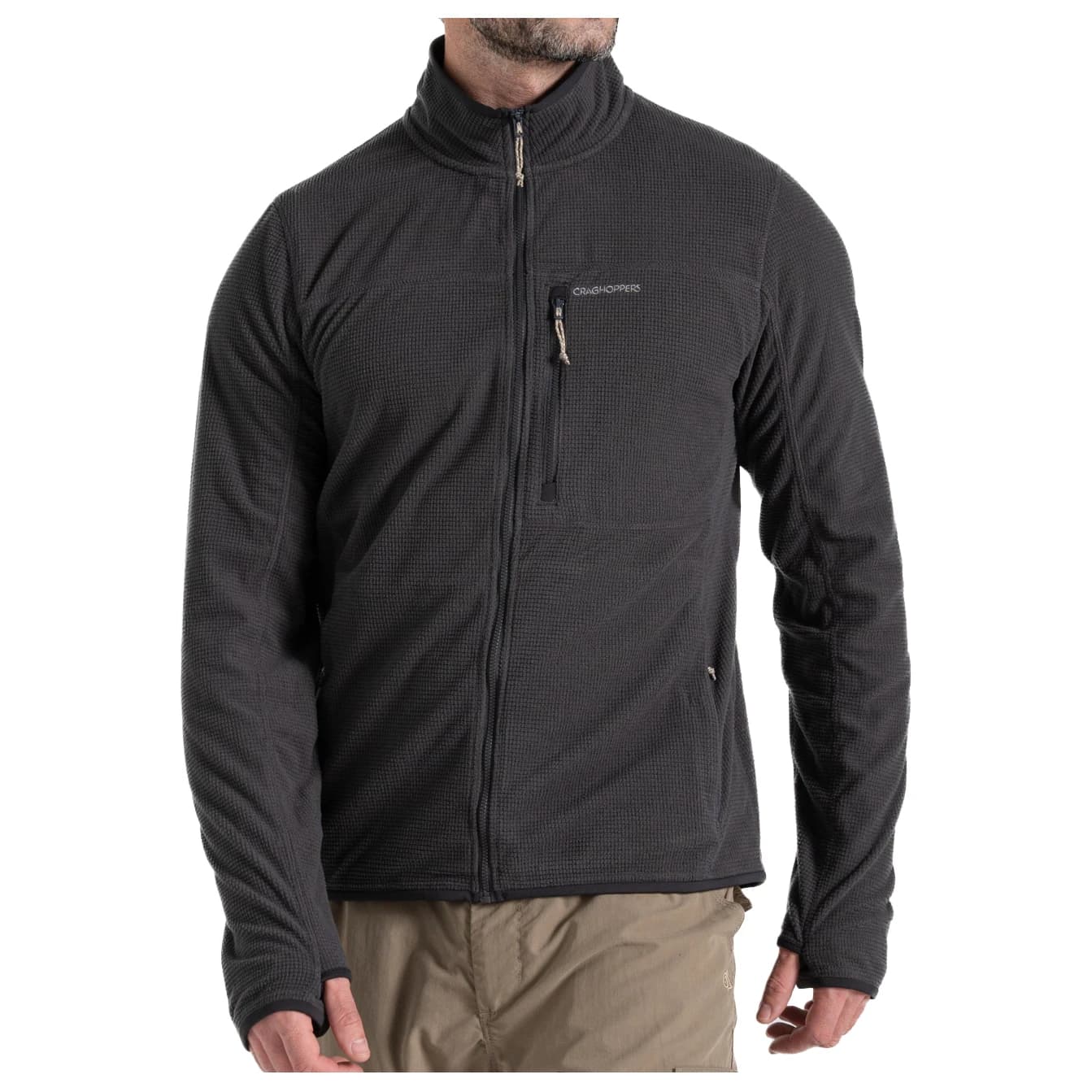 Мъжко поларено яке Craghoppers Nosilife Spry Fleece Jacket - Black Pepper