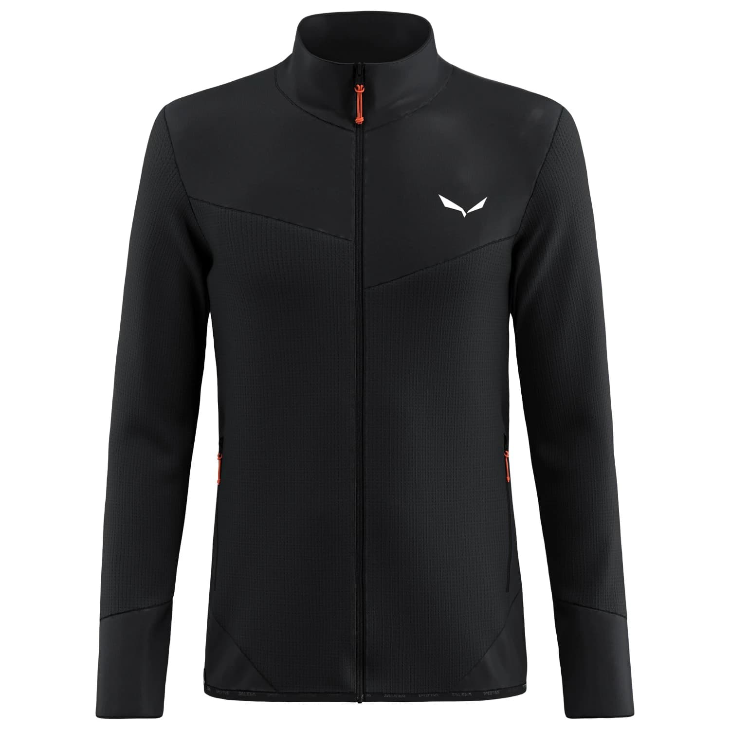 Мъжко поларено яке Salewa Puez Waffle Hybrid PL Jacket Fleece jacket - Black Out