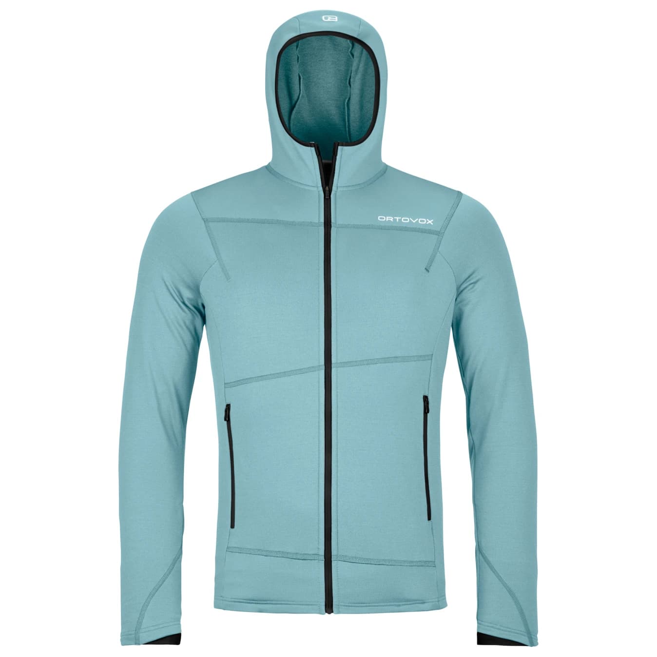 Мъжко вълнено яке Ortovox Fleece Light Hoody Fleece jacket - Glacier Grey