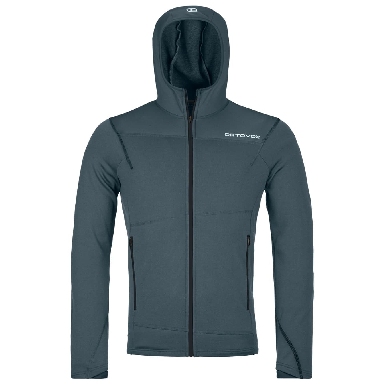 Мъжко вълнено яке Ortovox Fleece Light Hoody Fleece jacket - Dark Arctic Grey II