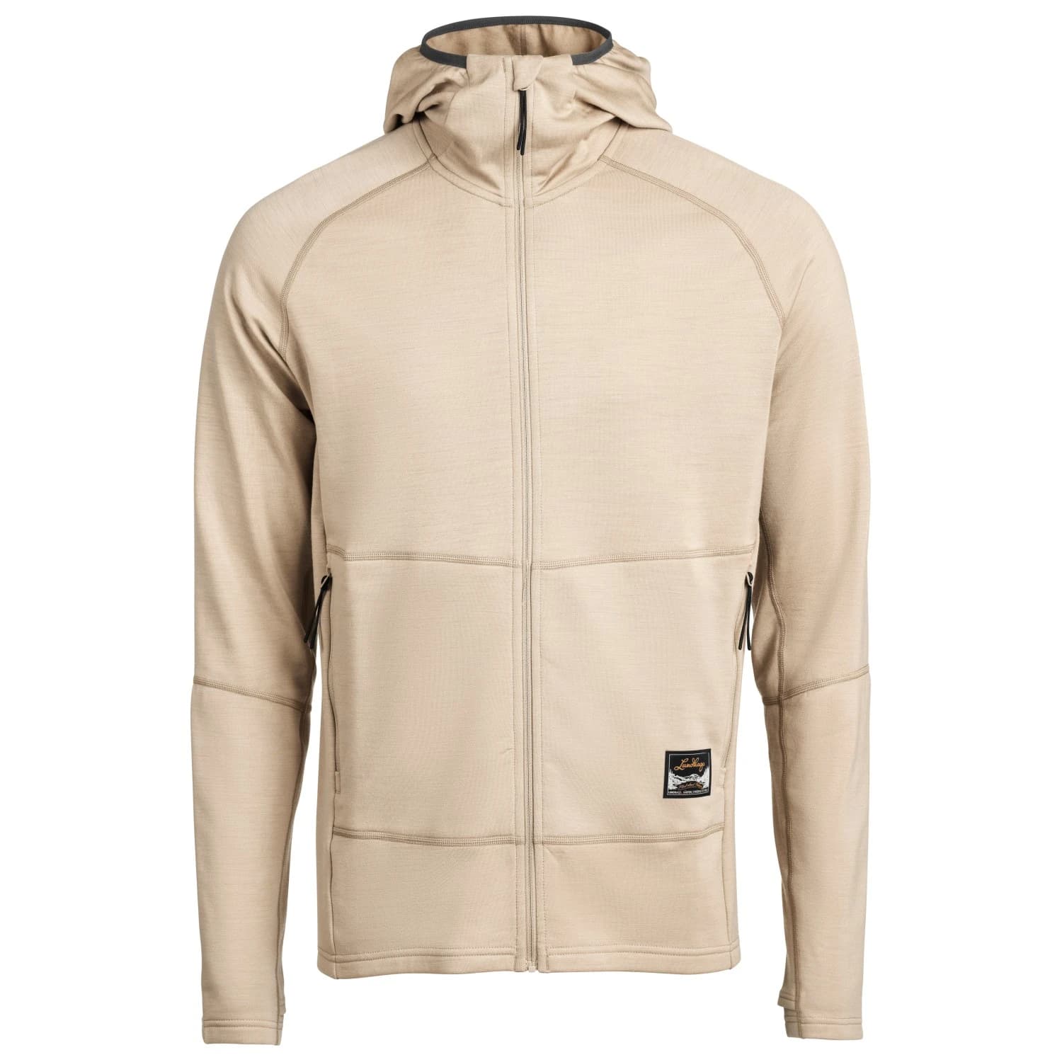 Вълнено яке Lundhags Tived Merino Hoodie Merino hoodie - Sand