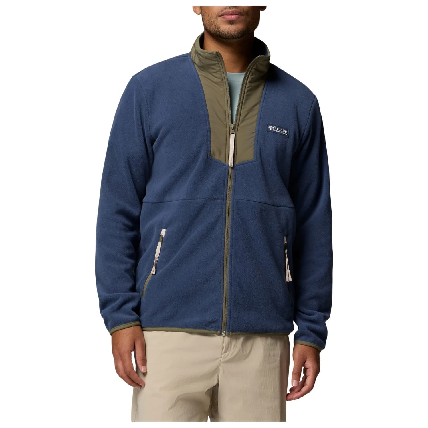 Мъжко поларено яке Columbia Sequoia Grove Full Zip Fleece Fleece jacket - Dark Mountain / Stone Green