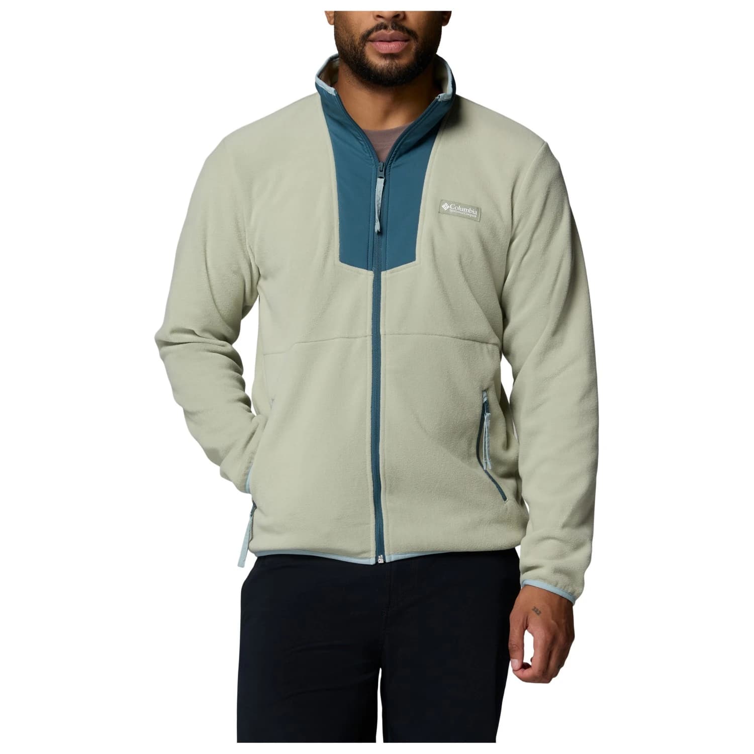 Мъжко поларено яке Columbia Sequoia Grove Full Zip Fleece Fleece jacket - Safari / Everblue