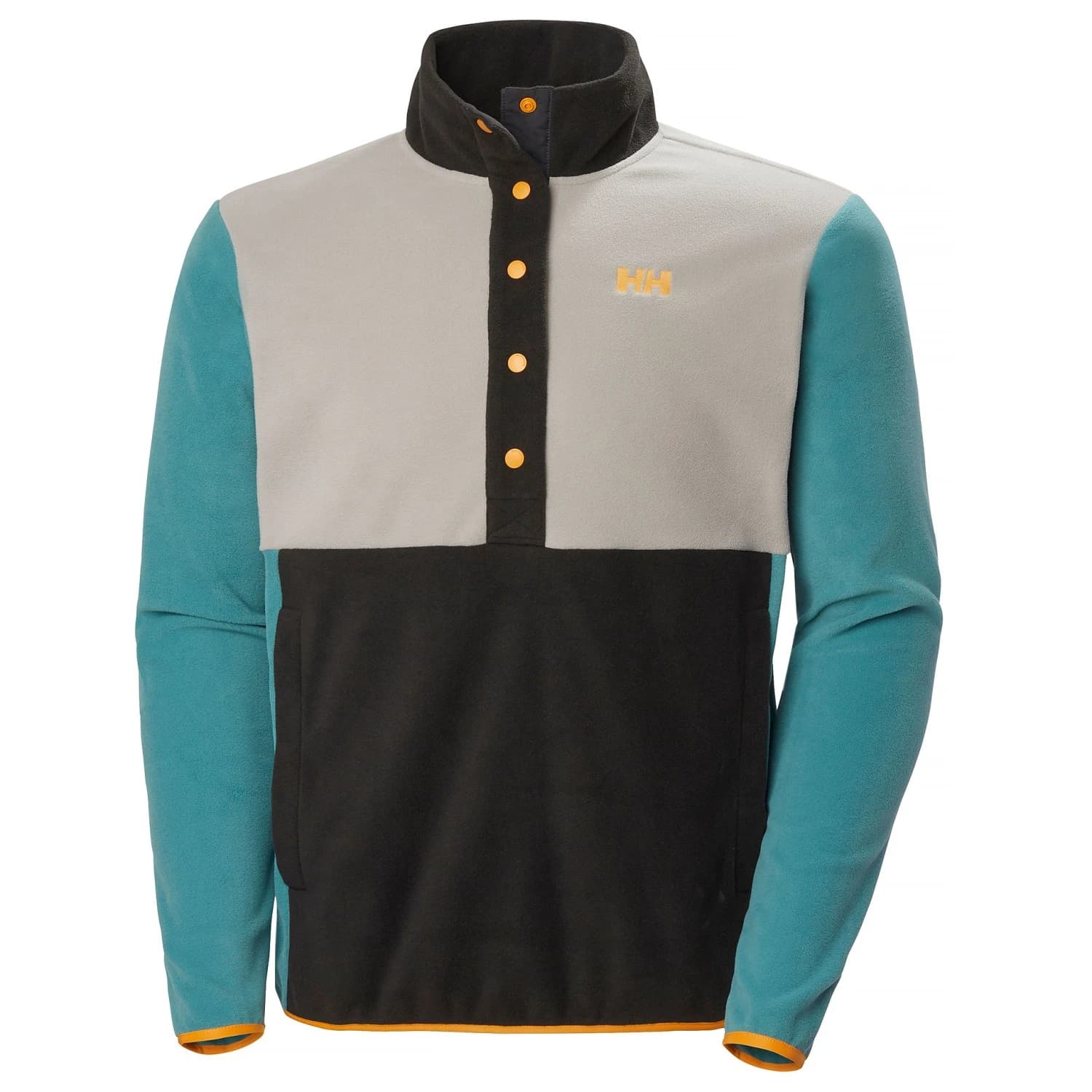 Мъжки поларен пуловер Helly Hansen Daybreaker Snap Pullover Fleece jumper - Opal Green