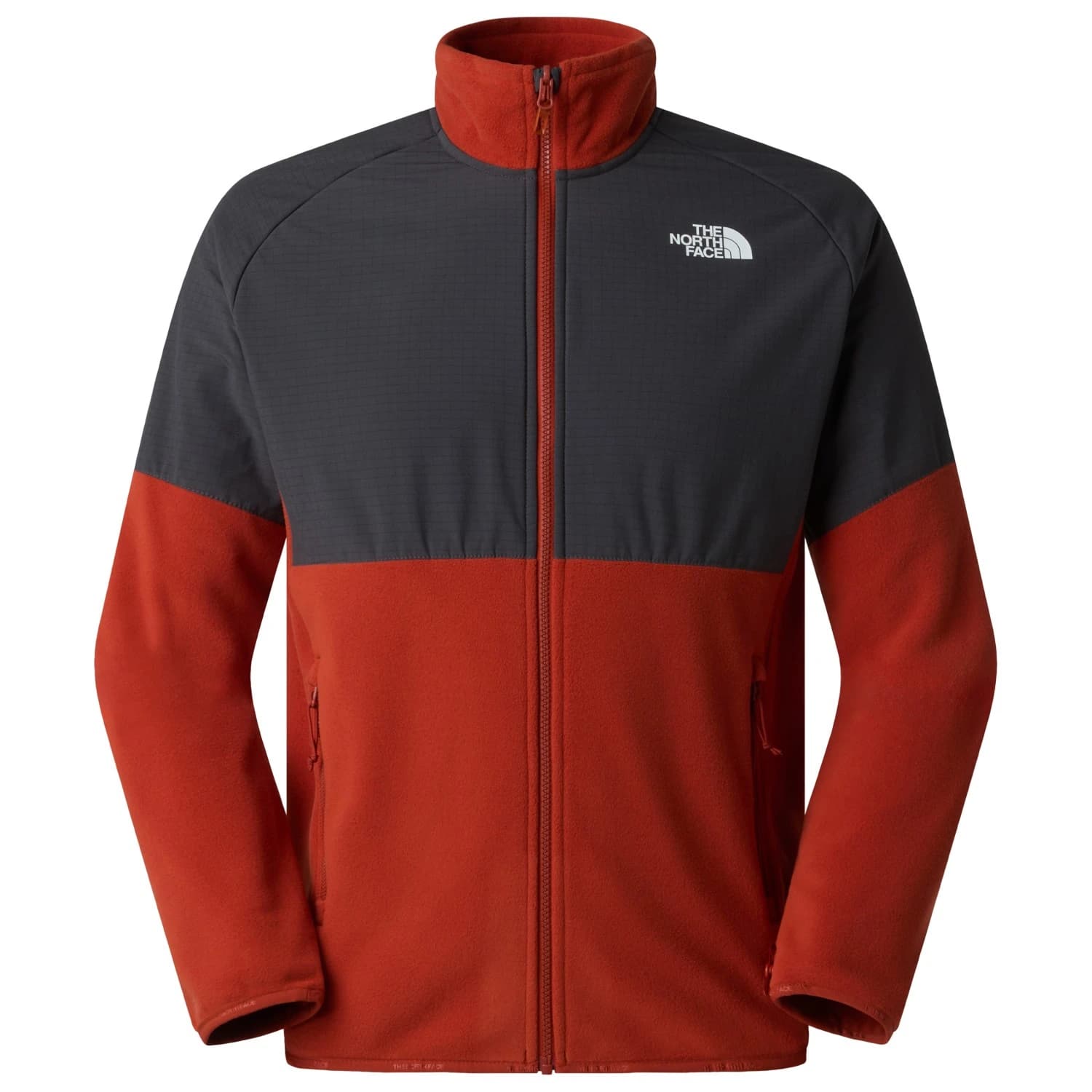 Мъжко поларено яке The North Face Glacier Heavyweight Full Zip Fleece jacket - Iron Clay / Asphalt Grey
