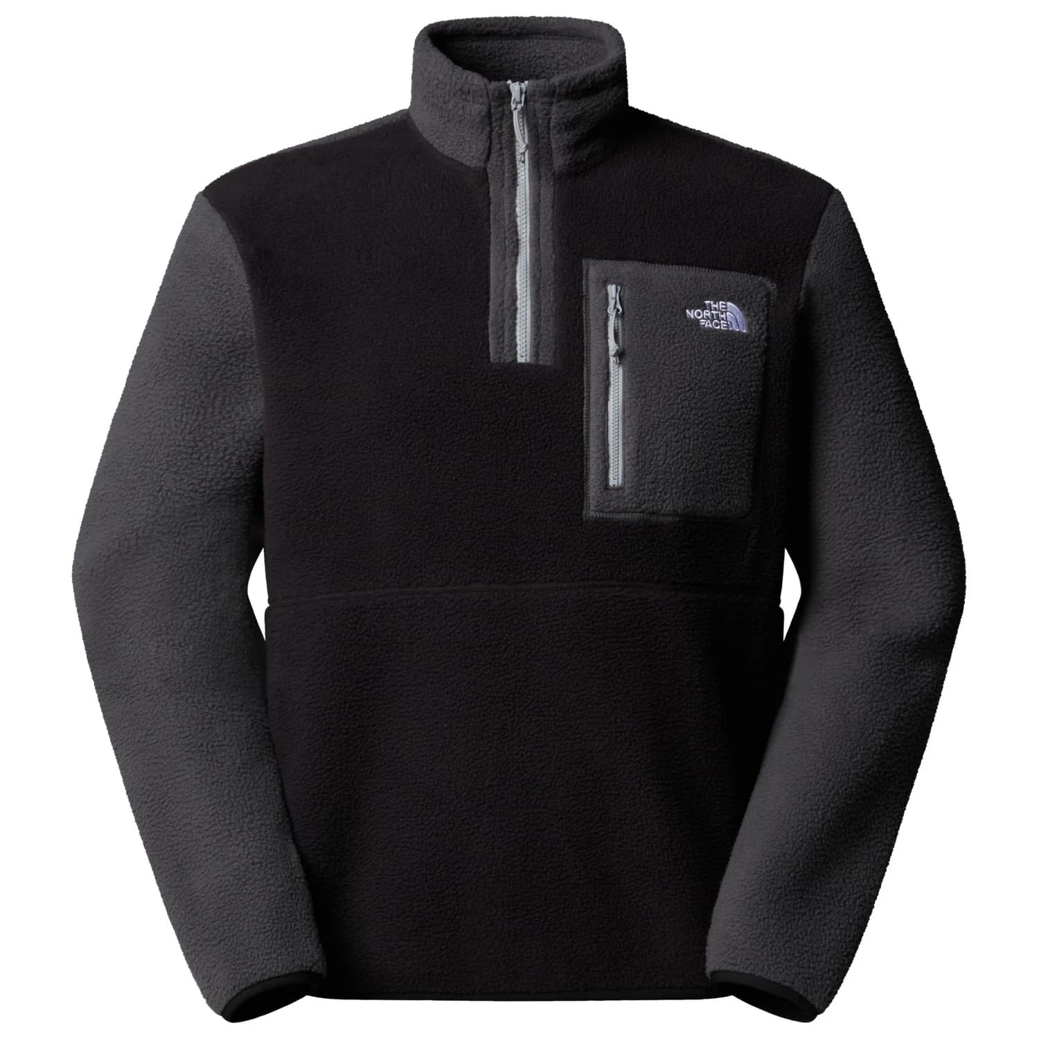 Мъжки поларен пуловер The North Face Yumiori 1/4 Zip Fleece jumper - TNF Black / Asphalt Grey / Monument Grey