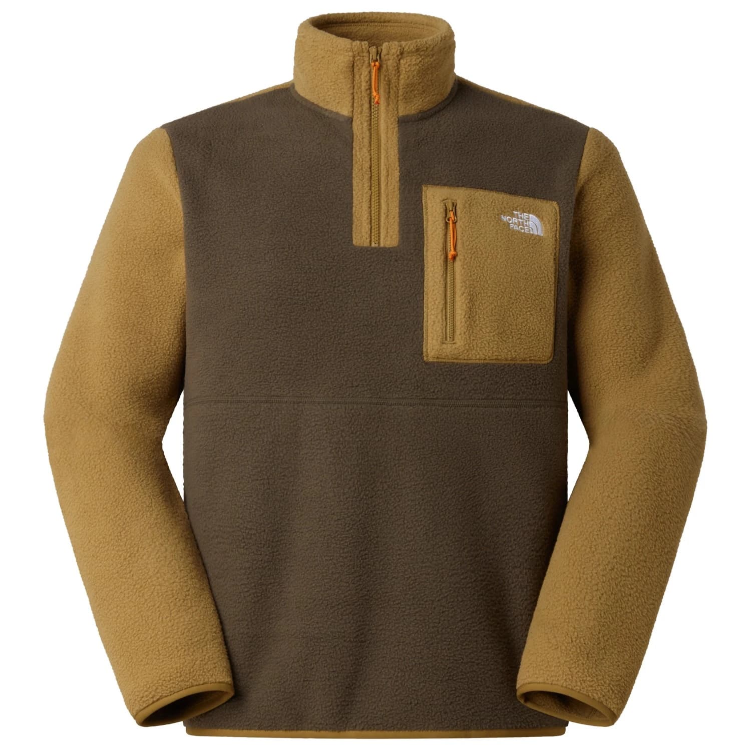 Мъжки поларен пуловер The north face Yumiori 1/4 Zip Fleece jumper - New Taupe Green / Cedar / Dust Orange