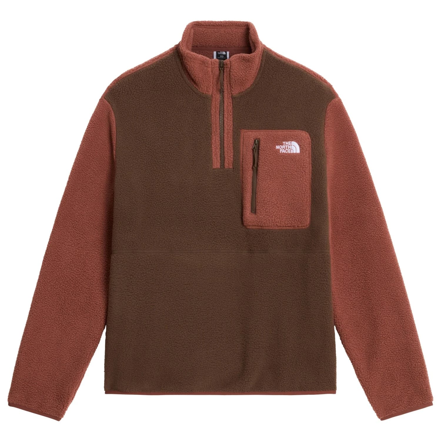 Мъжки поларен пуловер The North Face Yumiori 1/4 Zip Fleece jumper - Smokey Brown / Copper Silt