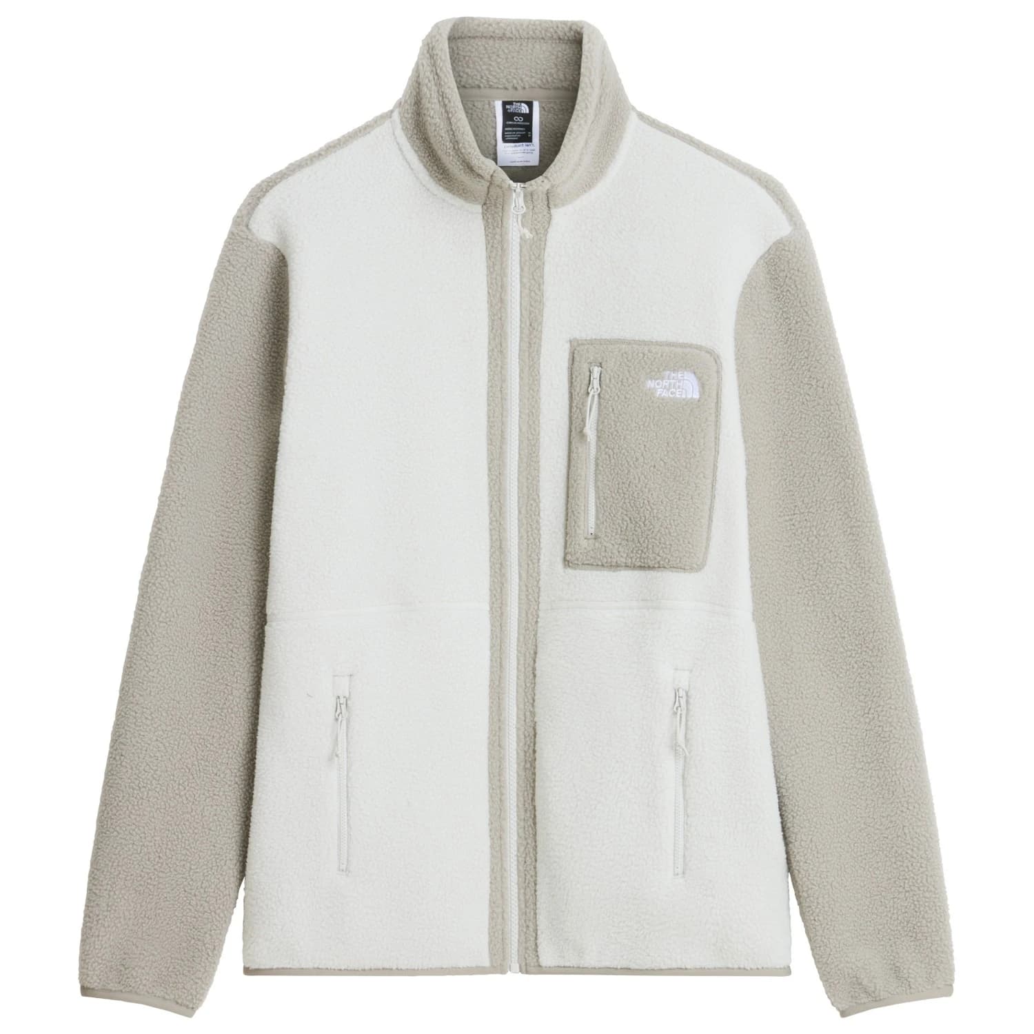 Мъжко поларено яке The North Face Yumiori Full Zip Fleece jacket - Cumulus Cloud / Stone Slab