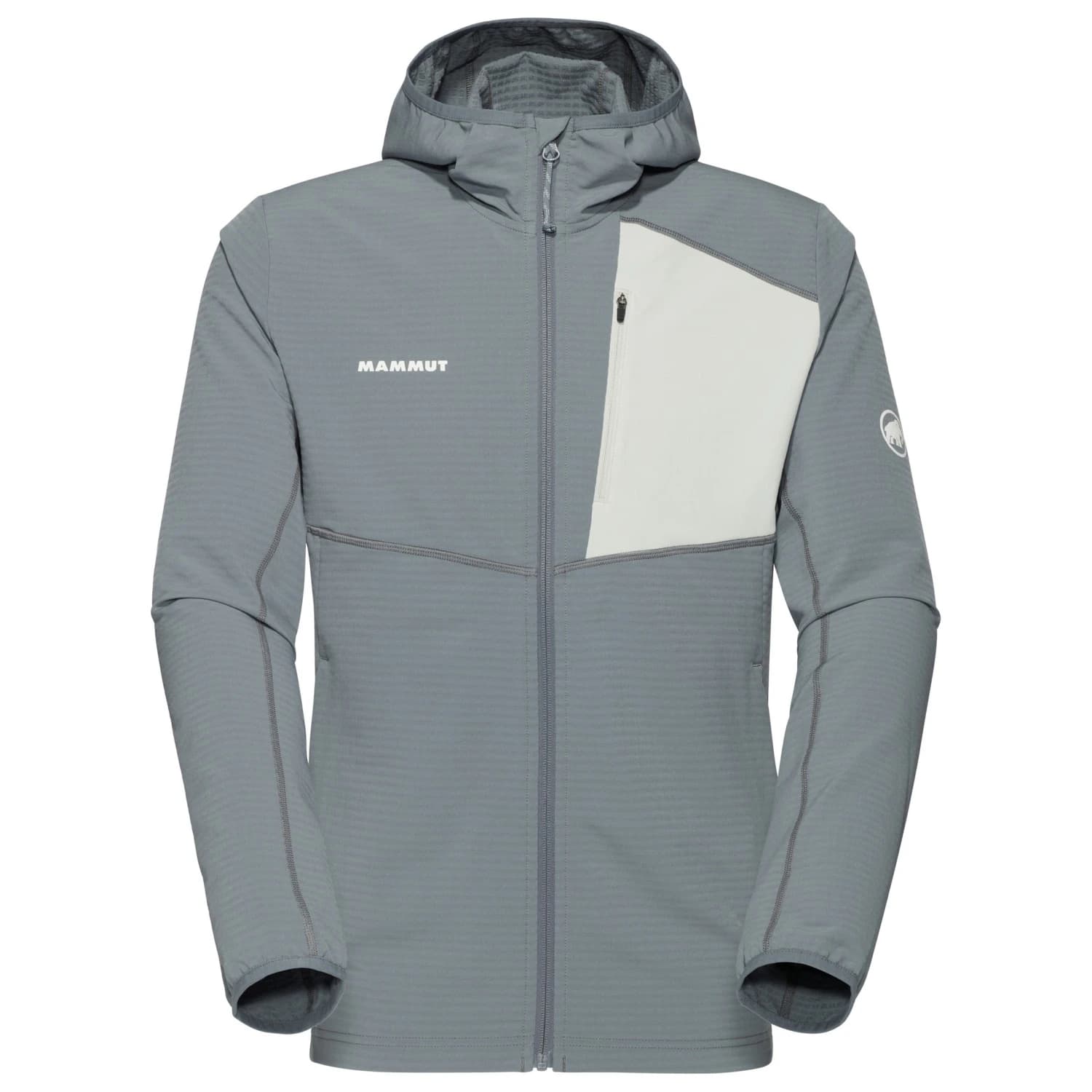 Мъжко поларено яке Mammut Madris Light Midlayer Hooded Jacket Fleece jacket - Strata / Silver Sage